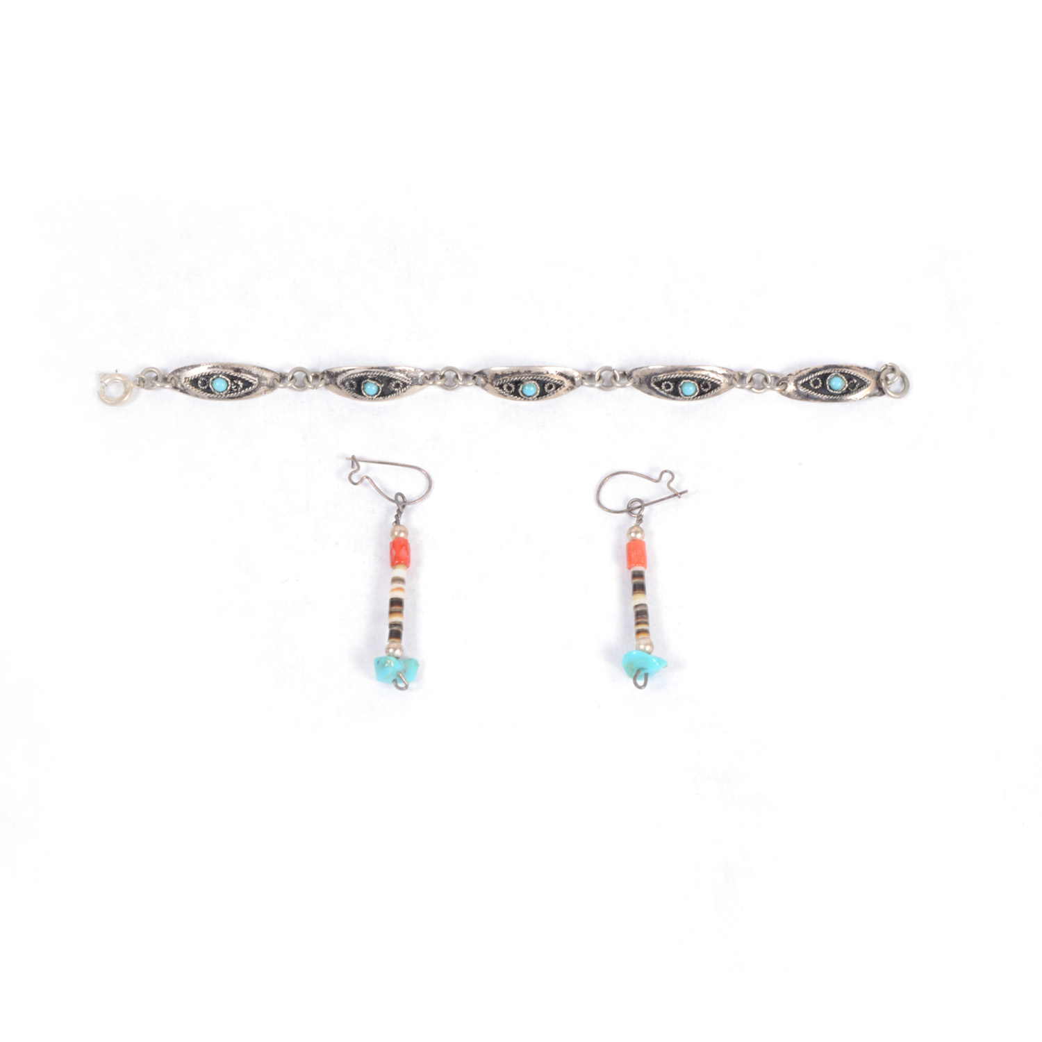 Pair of Vintage Jewelry Pieces, Including Sterling