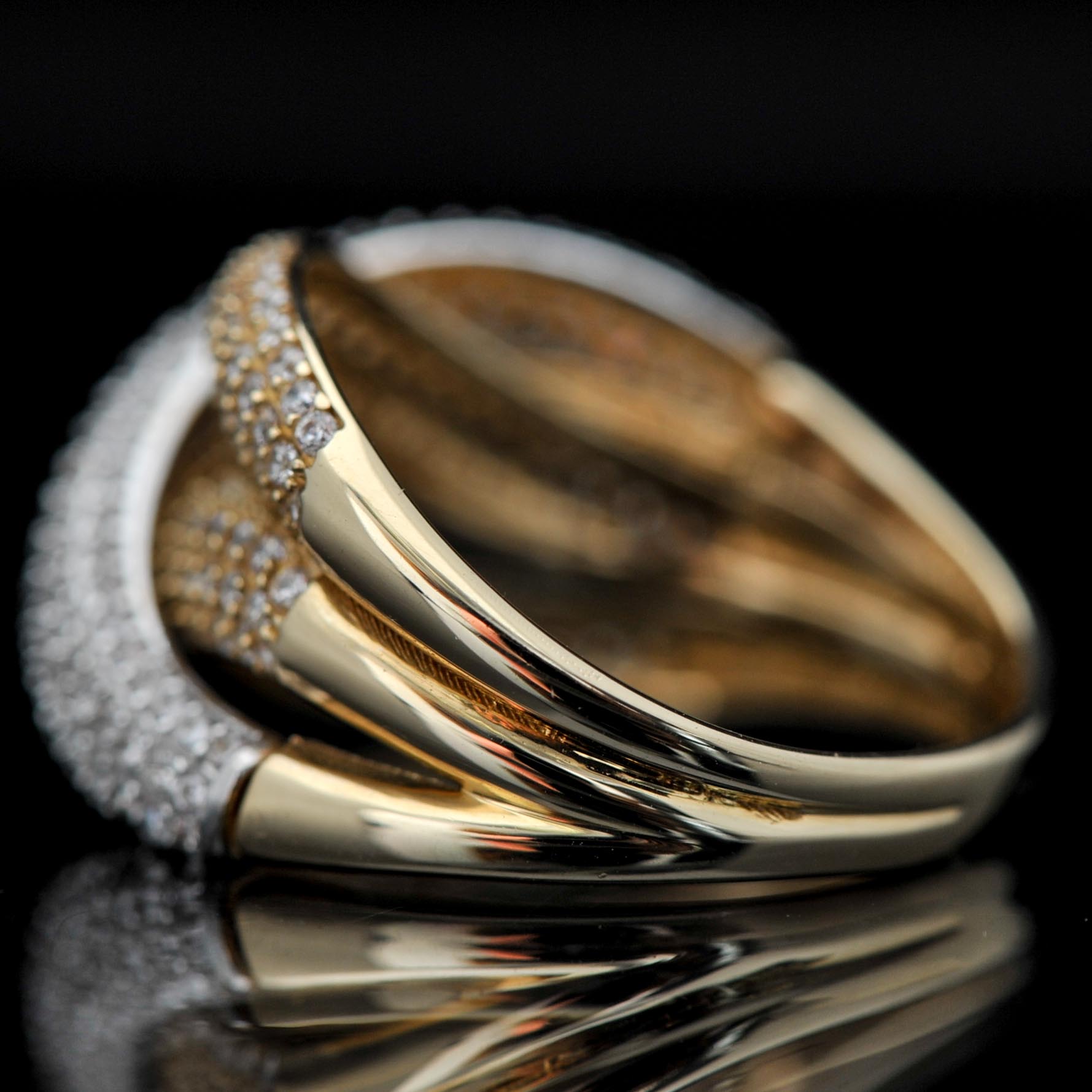 14k Yellow Gold Cubic Zirconia Ring