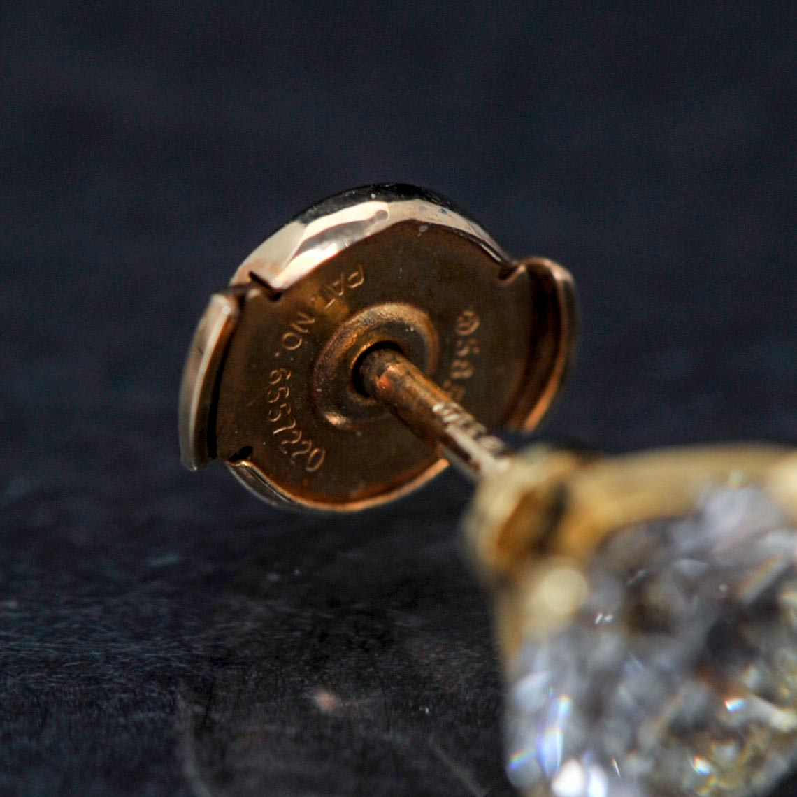 14k Yellow Gold 2.42 CTW Diamond Earrings