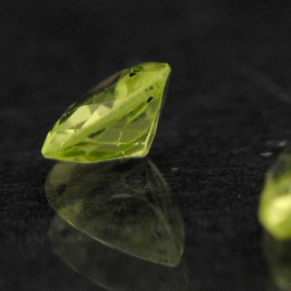 Pair of Peridot Heart-Shaped Loose Stones