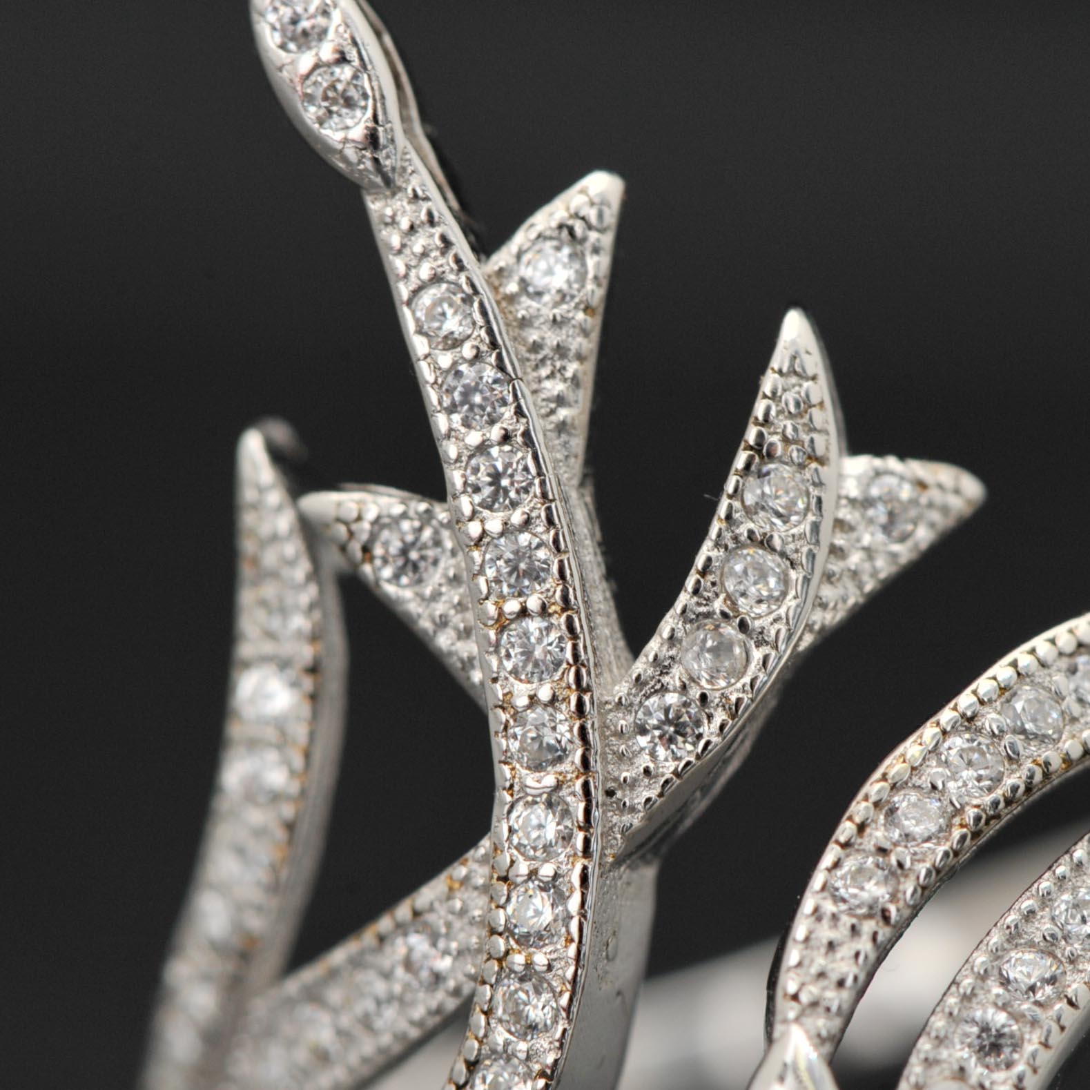 Sterling and Synthetic Stone Ring