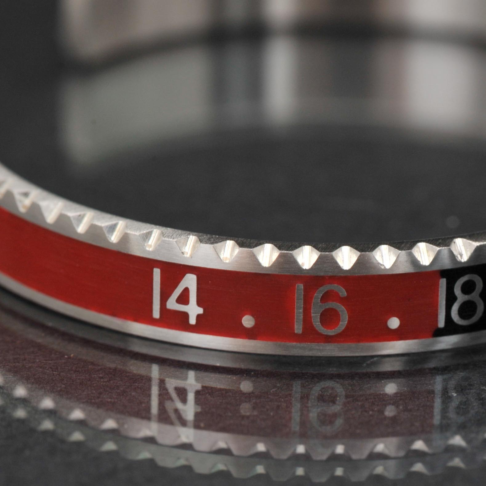 Nickel Red and Black Numbered Cuff