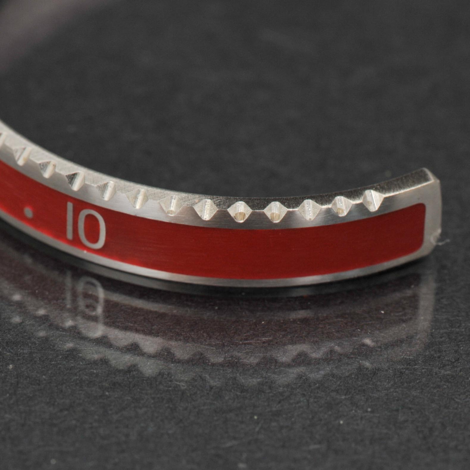 Nickel Red and Black Numbered Cuff