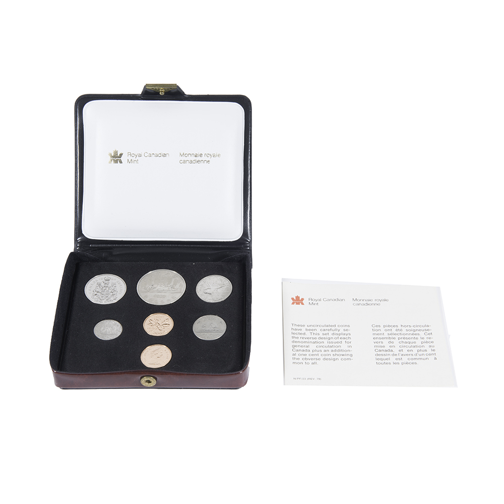 Canadian 1980 Uncirculated Mint Coin Set