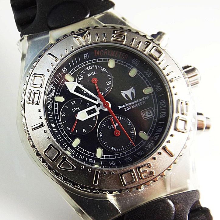 TechnoMarine Stainless Steel Professional Diving Watch
