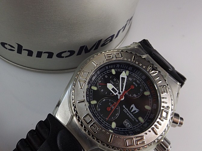 TechnoMarine Stainless Steel Professional Diving Watch