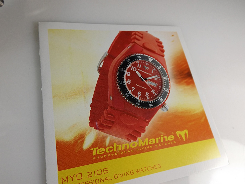 TechnoMarine Stainless Steel Professional Diving Watch