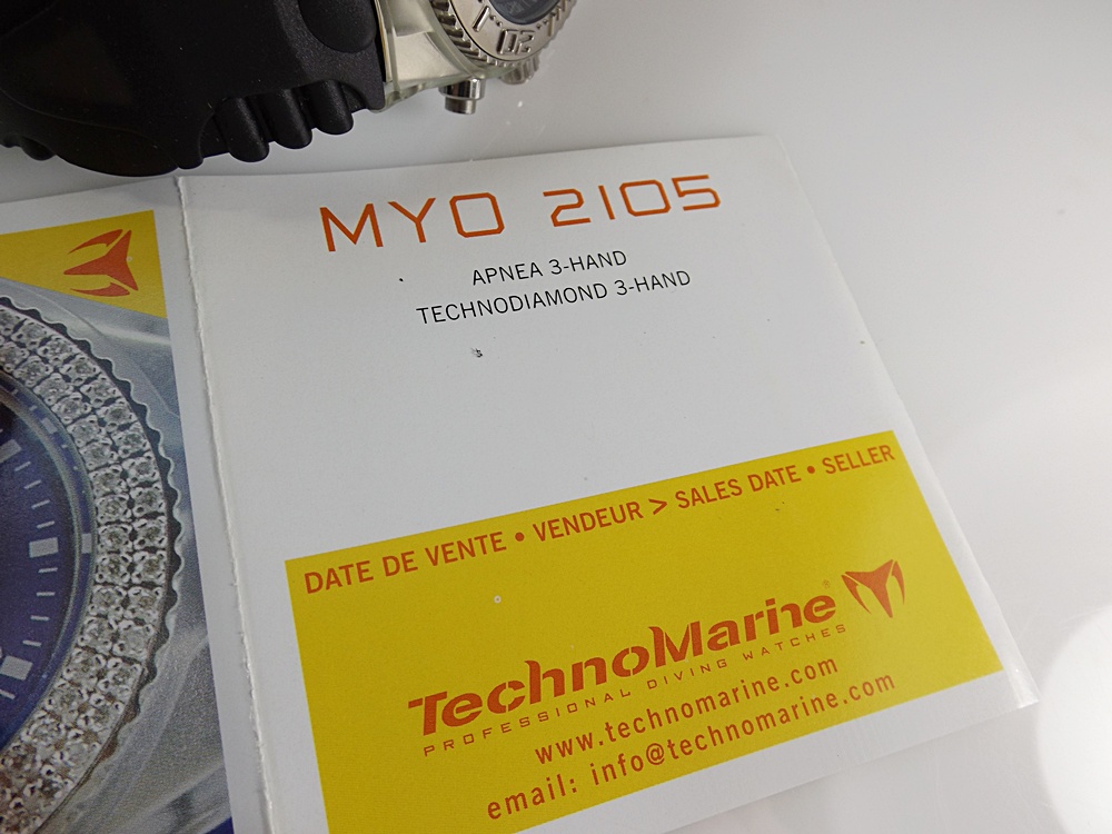 TechnoMarine Stainless Steel Professional Diving Watch