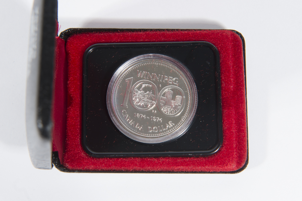 Canadian 1974 "Winnipeg Centennial" Dollar Mint Coin