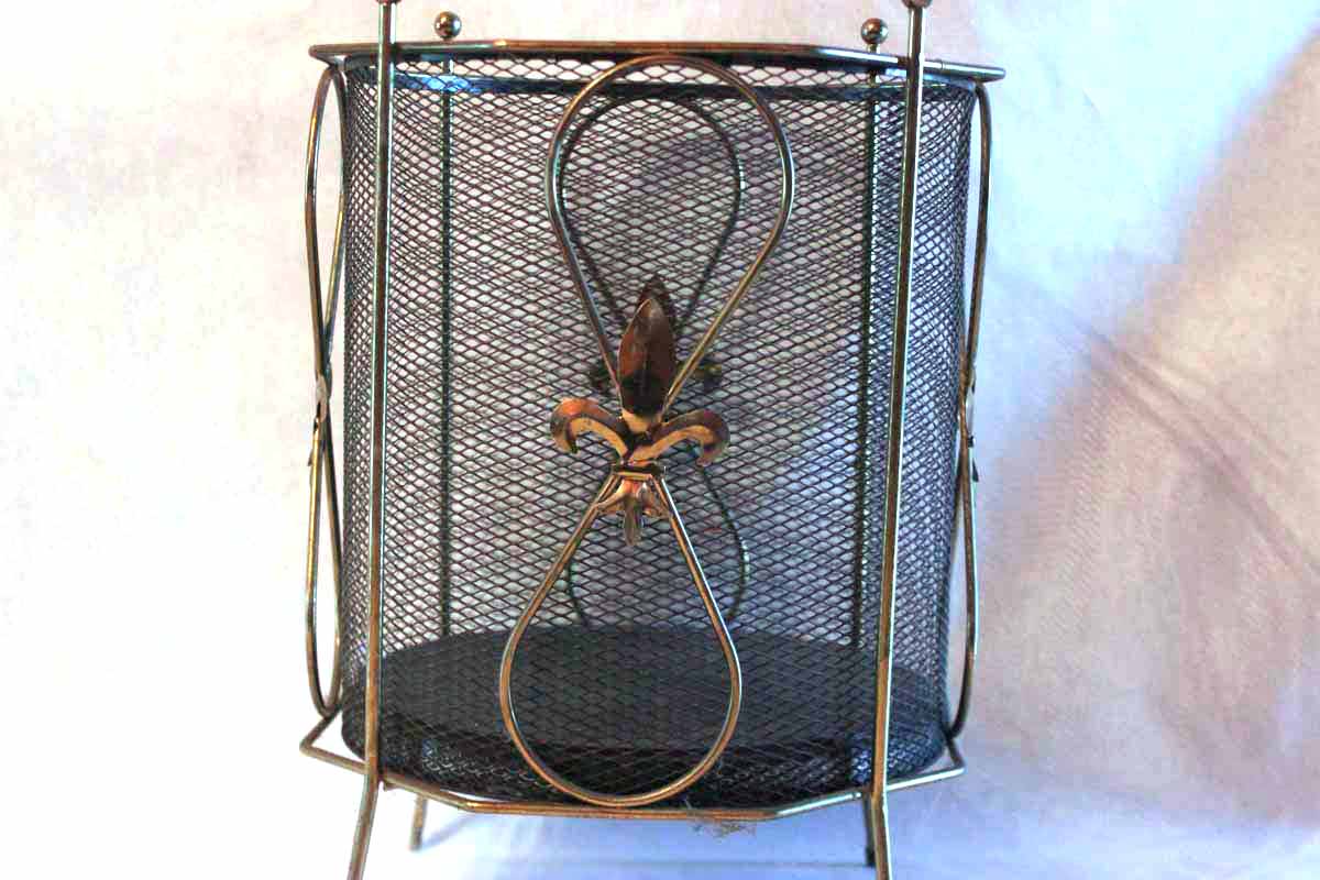 Vintage Wire Waste Basket