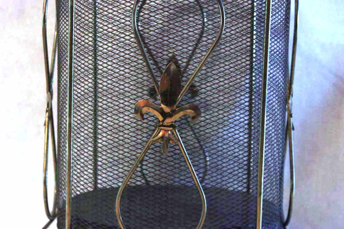 Vintage Wire Waste Basket