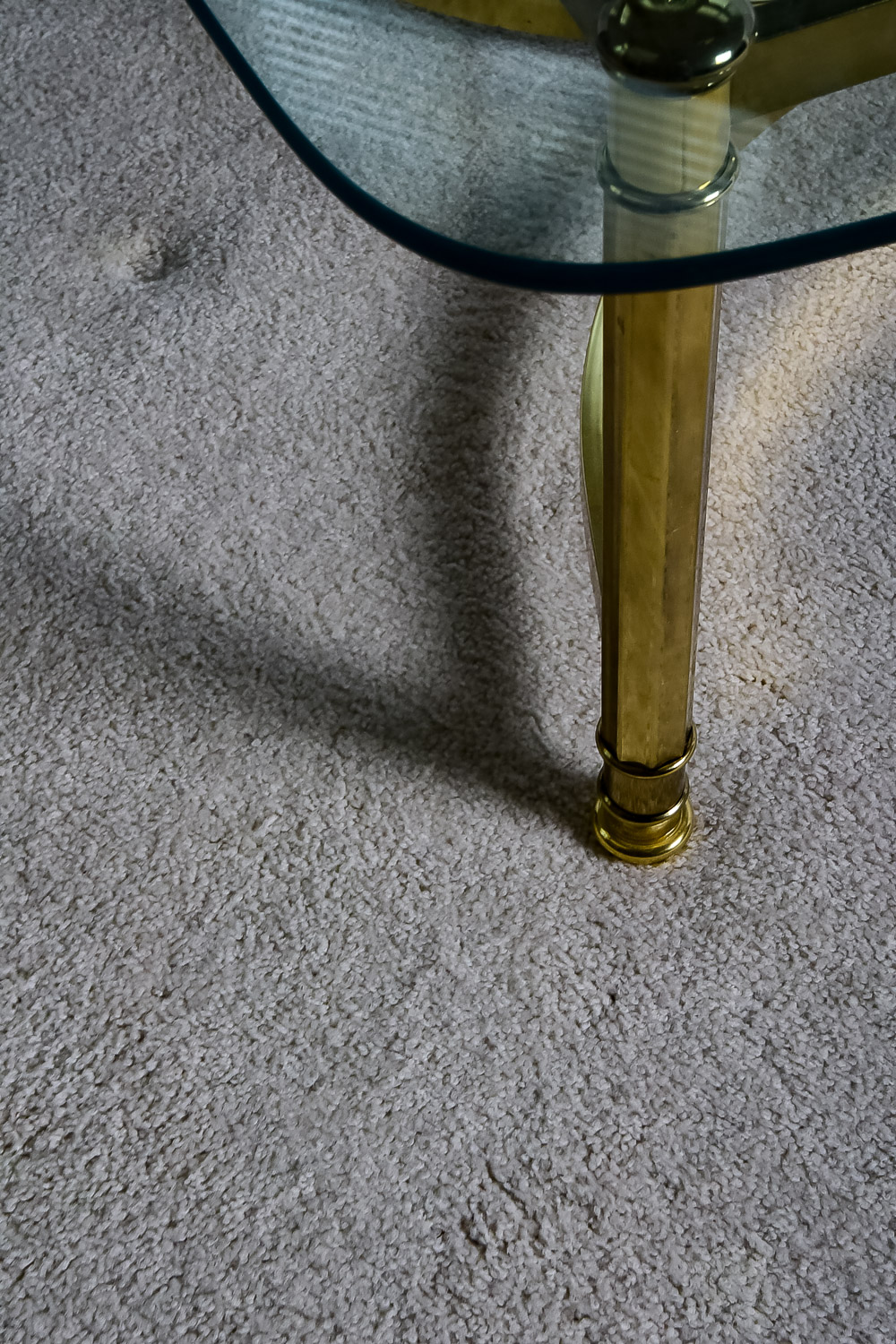 Brass and Glass Coffee Table