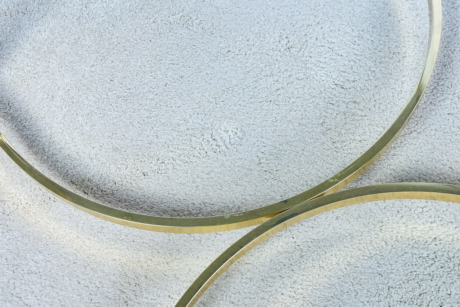 Brass and Glass Coffee Table