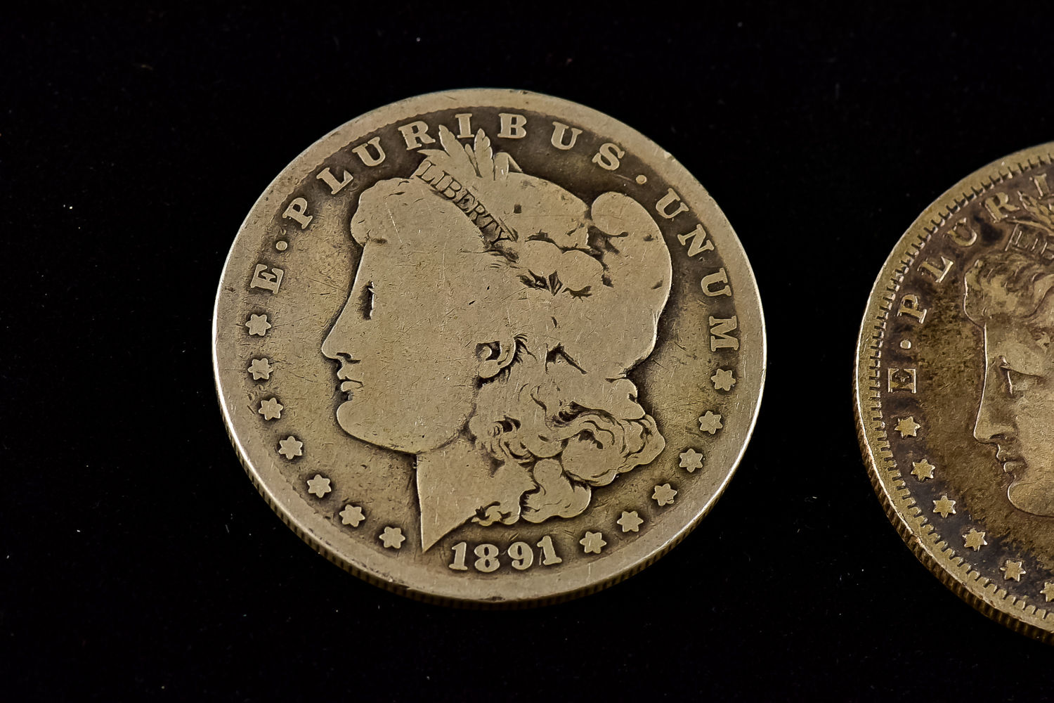 Set of Morgan Silver Dollar Coins