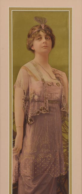 Antique 1916 Yard Long Pabst Extract Chromolithograph Calendar