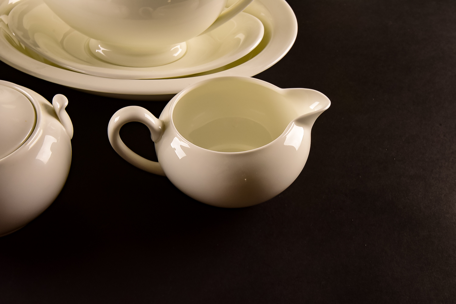 "Wedgwood White" Fine Bone China Service for Fourteen