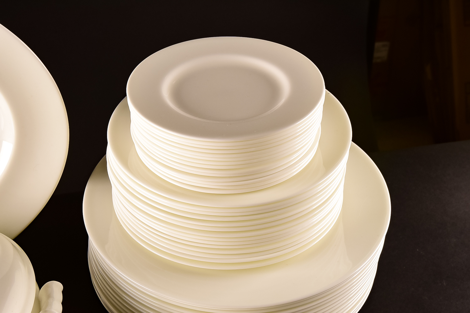 "Wedgwood White" Fine Bone China Service for Fourteen