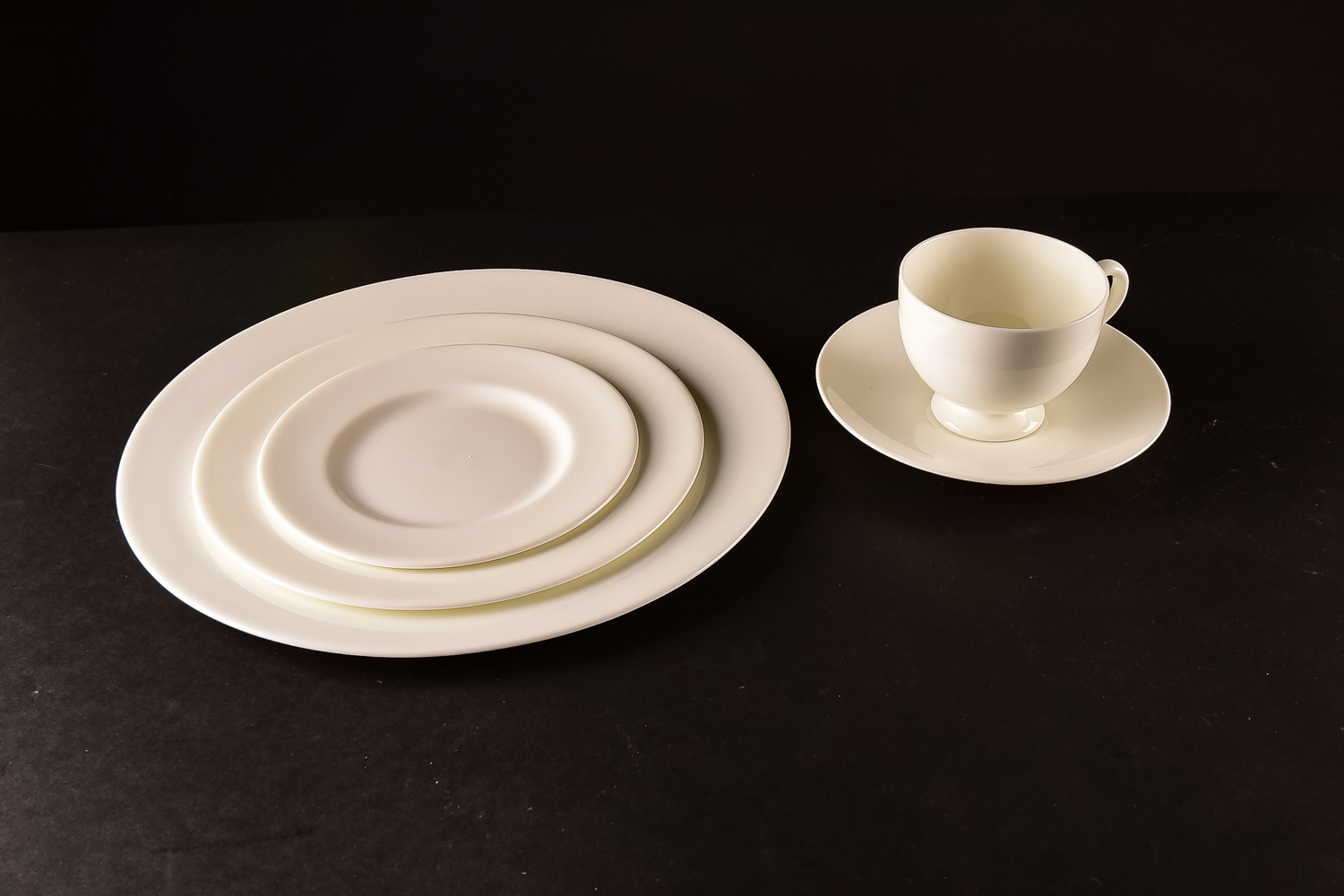 "Wedgwood White" Fine Bone China Service for Fourteen