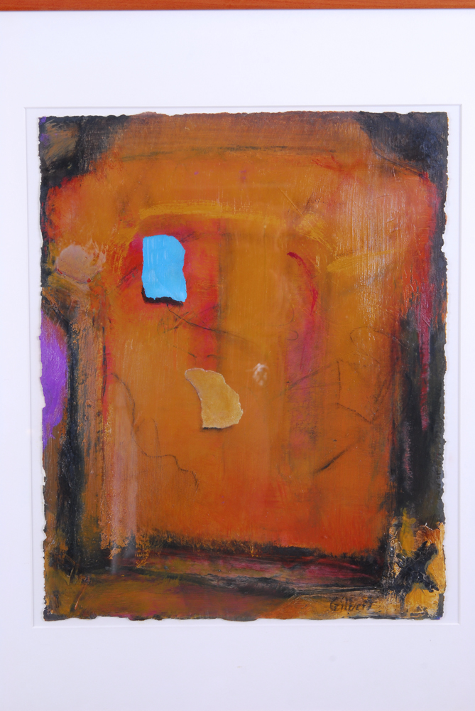 Oil on Paper titled "Close to Home" by Gilbert