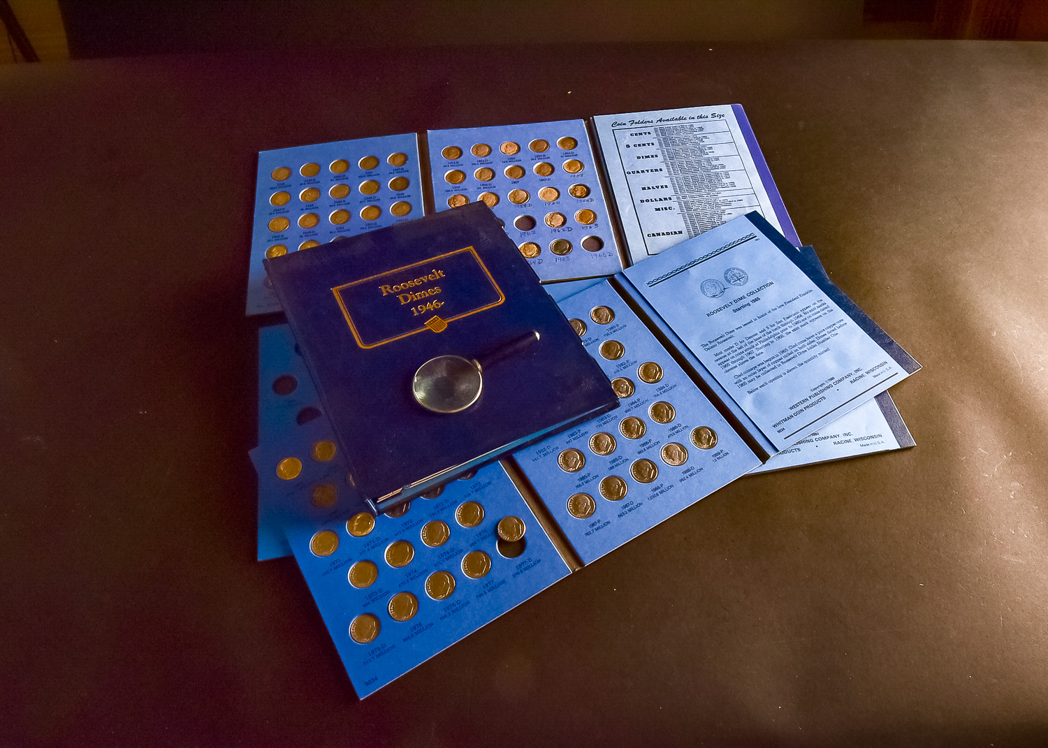Collection of Roosevelt Dime Collector's Books