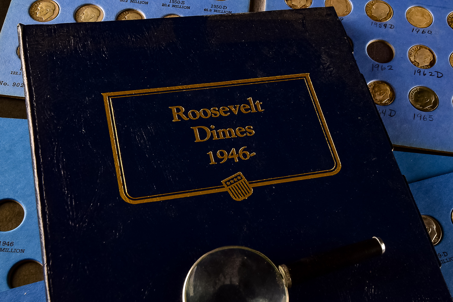 Collection of Roosevelt Dime Collector's Books