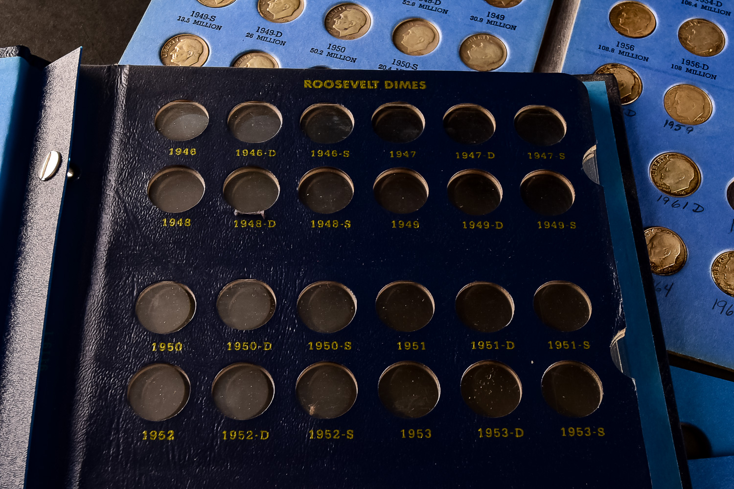 Collection of Roosevelt Dime Collector's Books