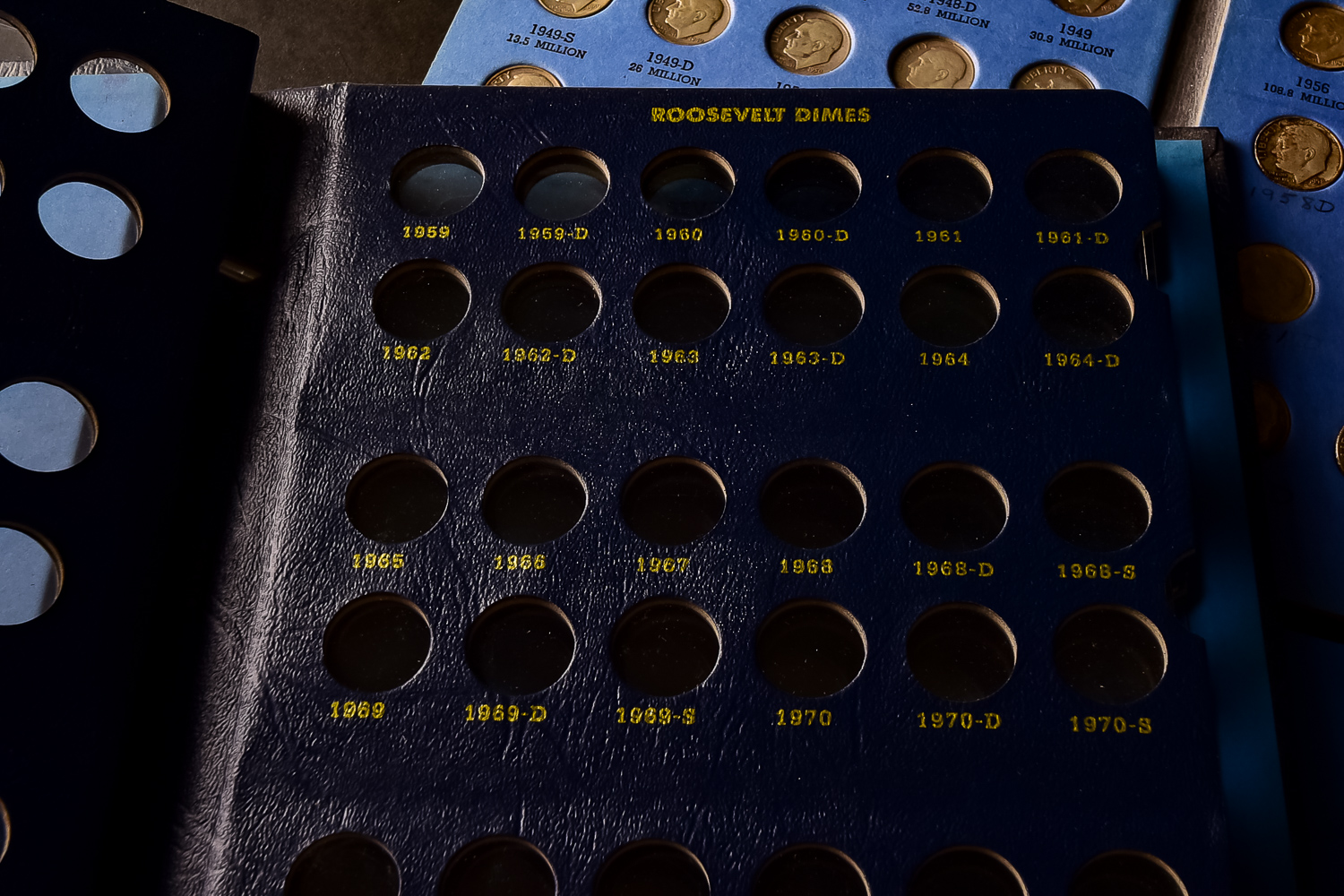 Collection of Roosevelt Dime Collector's Books