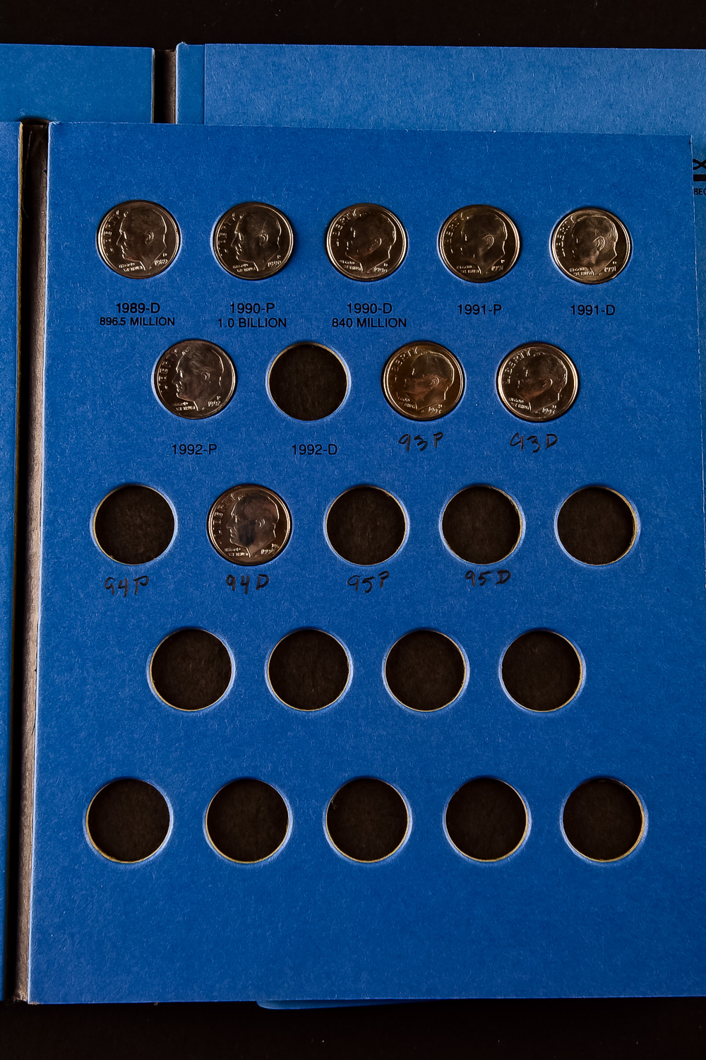 Collection of Roosevelt Dime Collector's Books