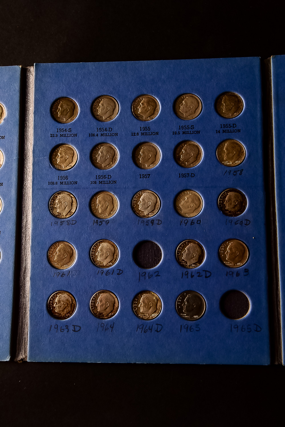 Collection of Roosevelt Dime Collector's Books