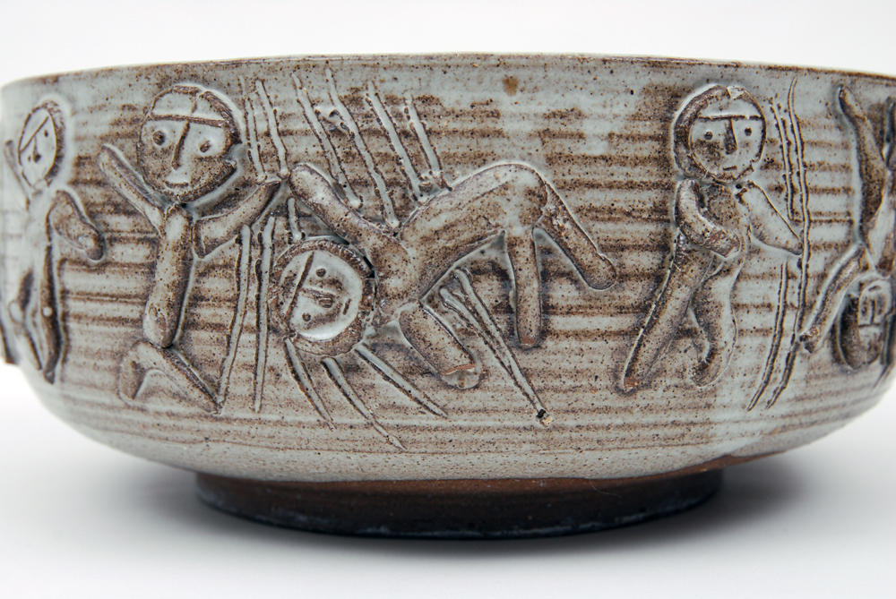 Pair of Solveig Cox Pottery Pieces