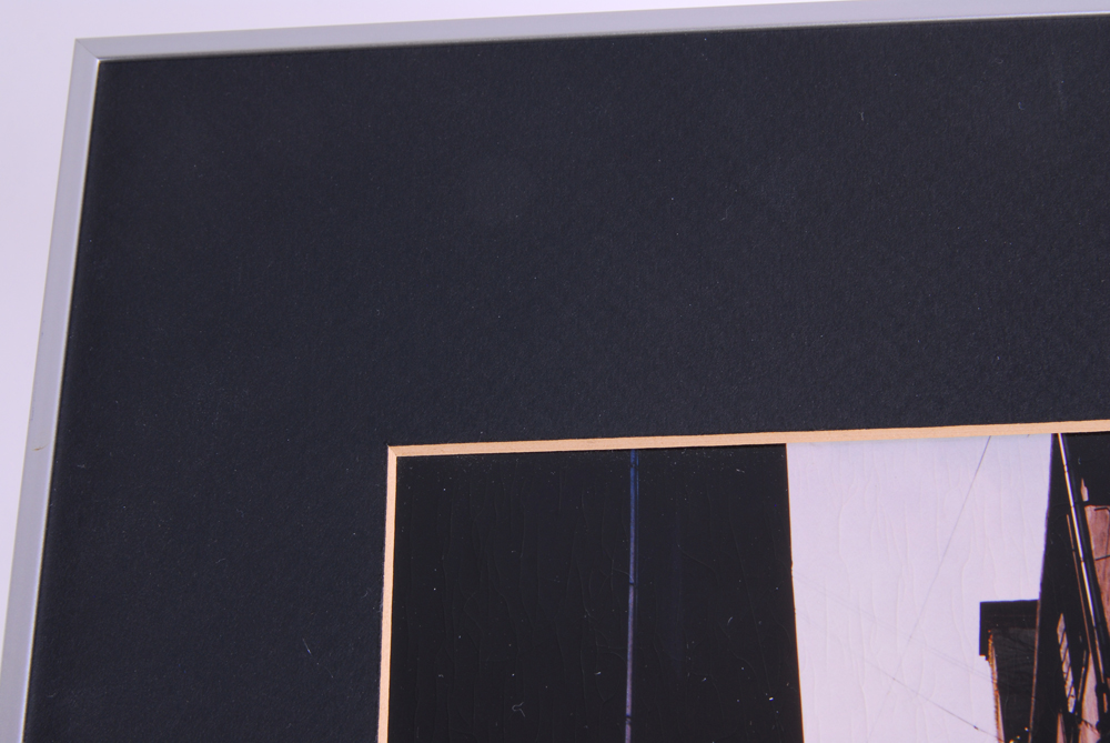 Signed Photograph Depicting Clothesline in Florence, Italy