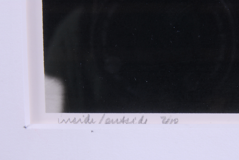 Signed Limited Edition Photograph by Zinnia "Unside/Outside"