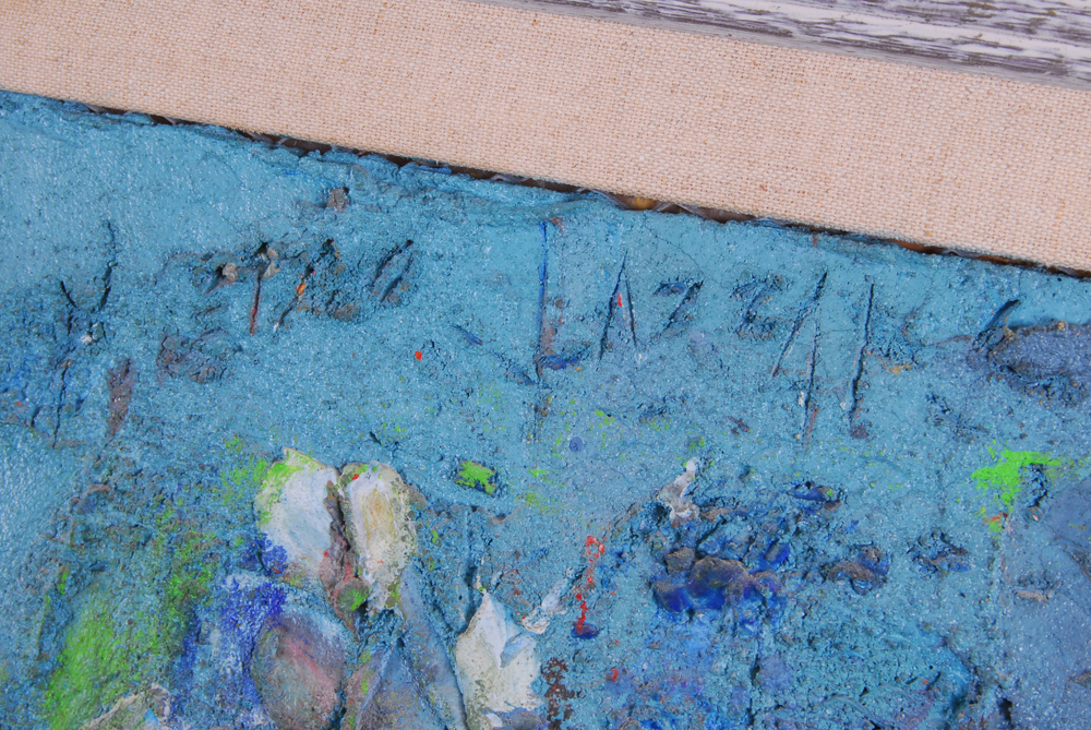 Pietro Lazzari "Fiori D Amore" Foam and Oil Painting