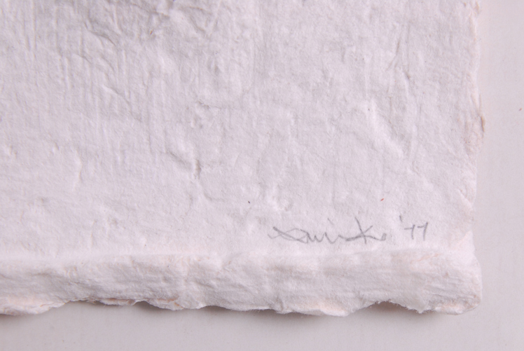 Yuriko Yamaguchi "Untitled" on Handmade Paper