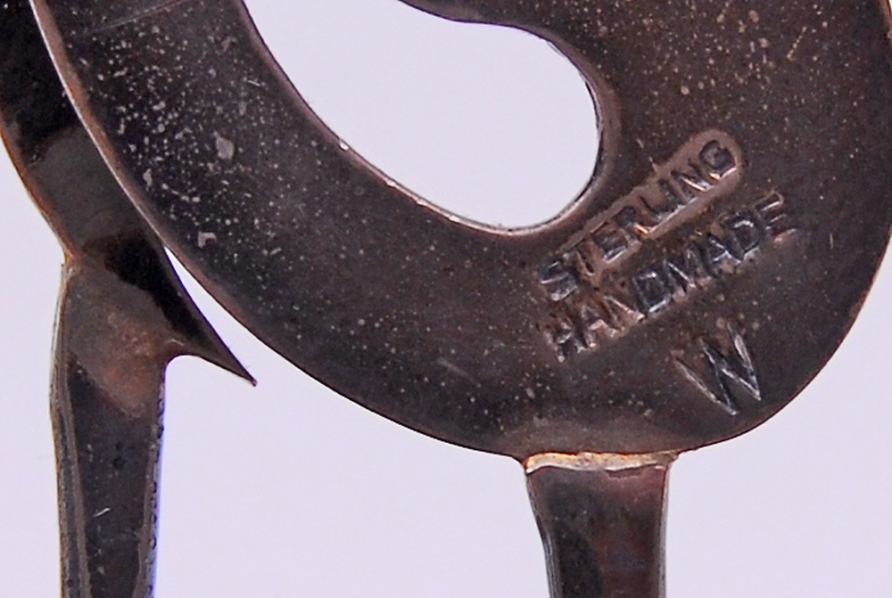 Sterling SIlver Sculpture on Marblized Stone Base