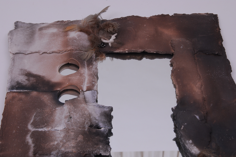 Rima Schulkind Mixed Media Wall Mirror