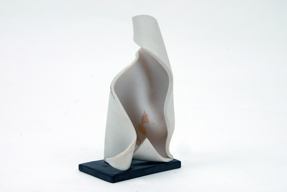 Pair of Rima Schulkind Clay Sculptures