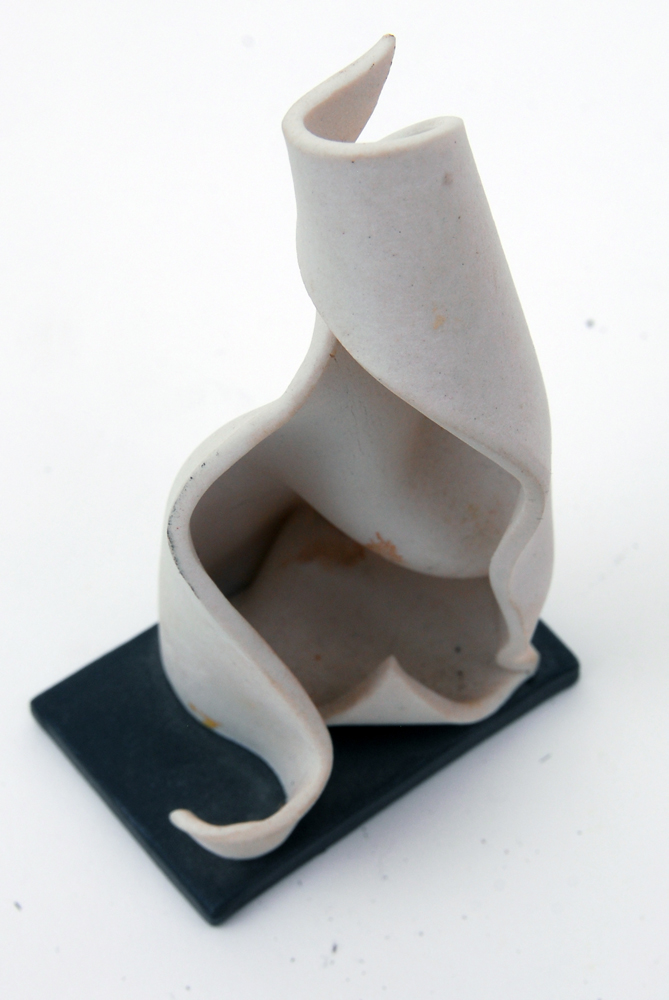 Pair of Rima Schulkind Clay Sculptures