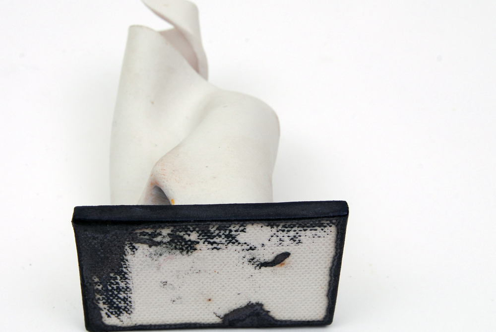 Pair of Rima Schulkind Clay Sculptures