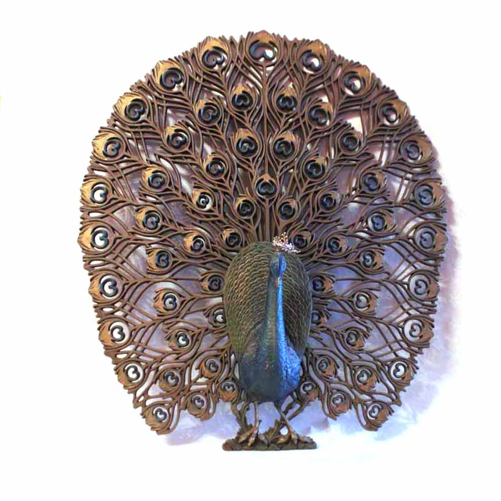 Acrylic Peacock Wall Hanging