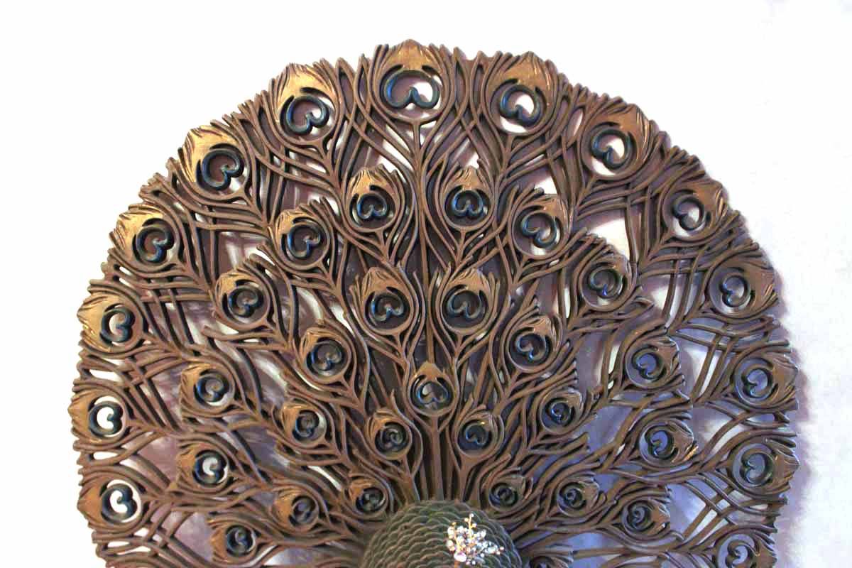 Acrylic Peacock Wall Hanging