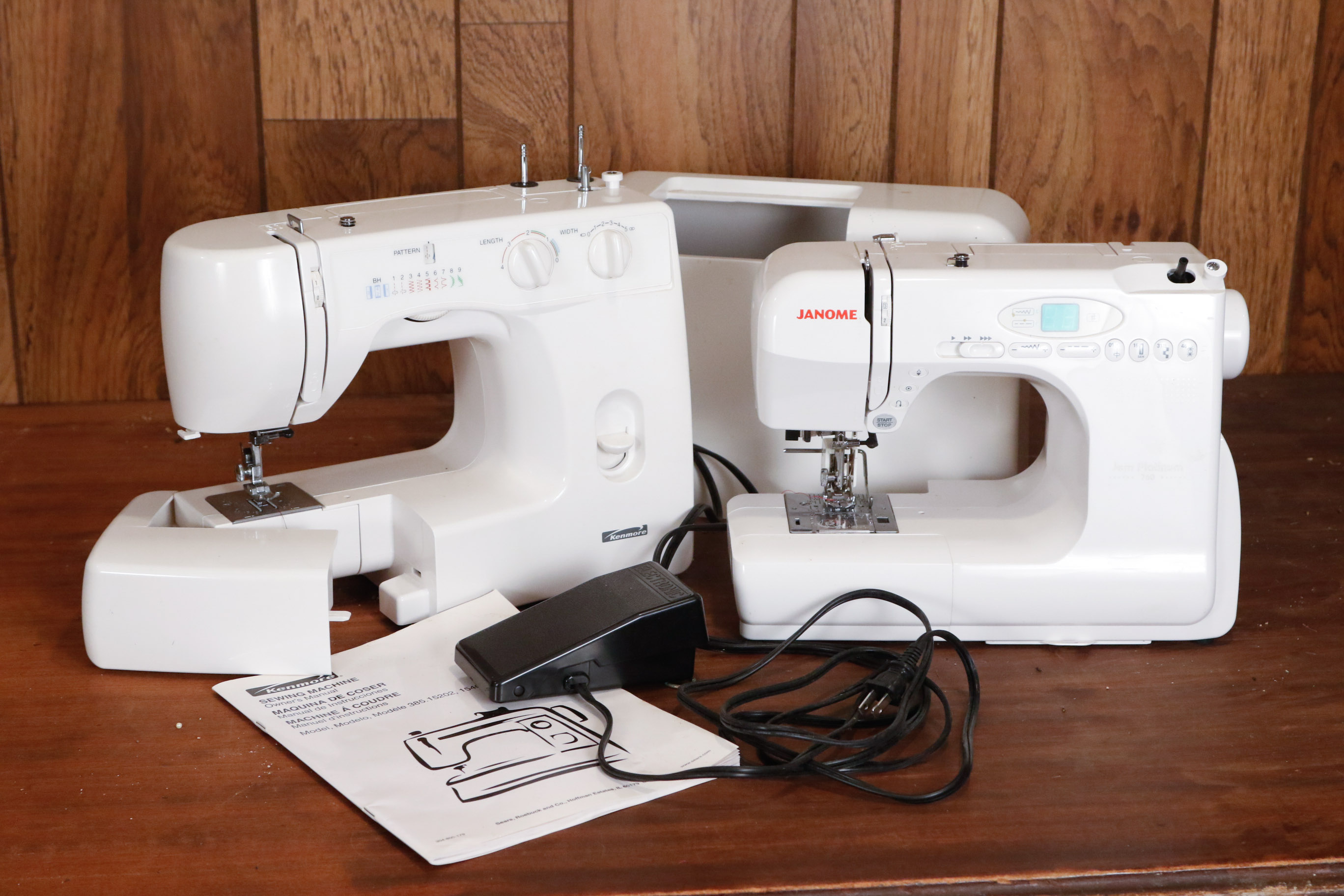 Janome and Kenmore Sewing Machines