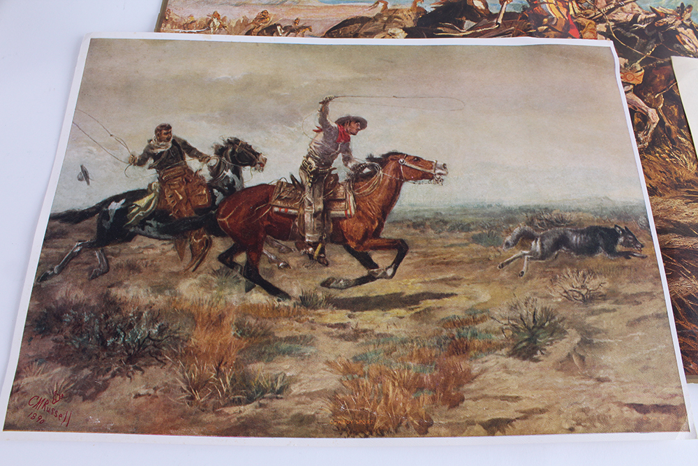 Unframed Charles M. Russell Prints