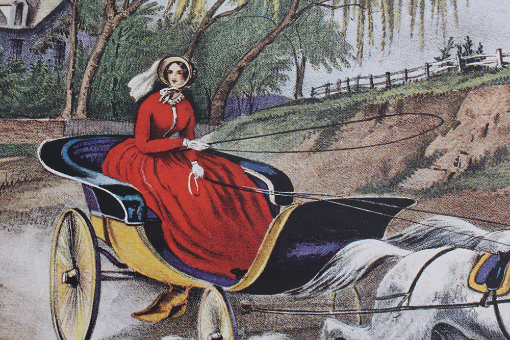 Norman Rockwell and Currier & Ives Offset Lithographs