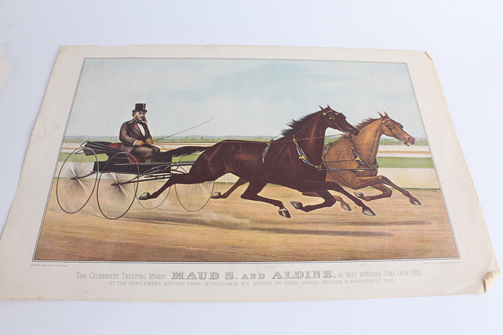 Norman Rockwell and Currier & Ives Offset Lithographs