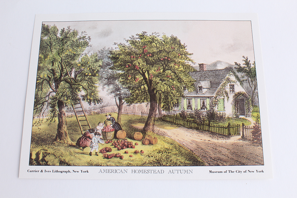 Norman Rockwell and Currier & Ives Offset Lithographs