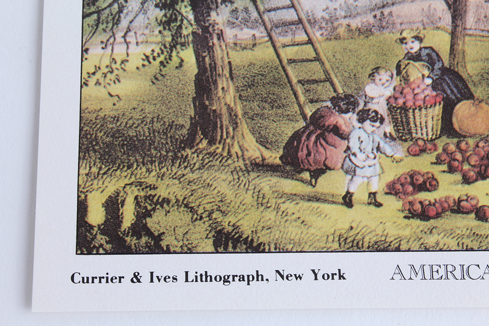 Norman Rockwell and Currier & Ives Offset Lithographs
