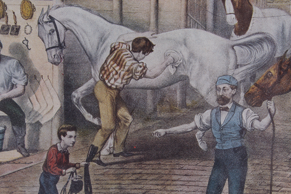 Pair of Horse Themed Framed Offset Lithographs