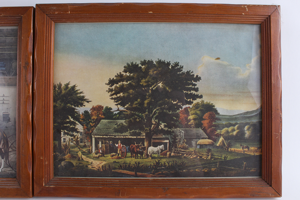 Pair of Horse Themed Framed Offset Lithographs