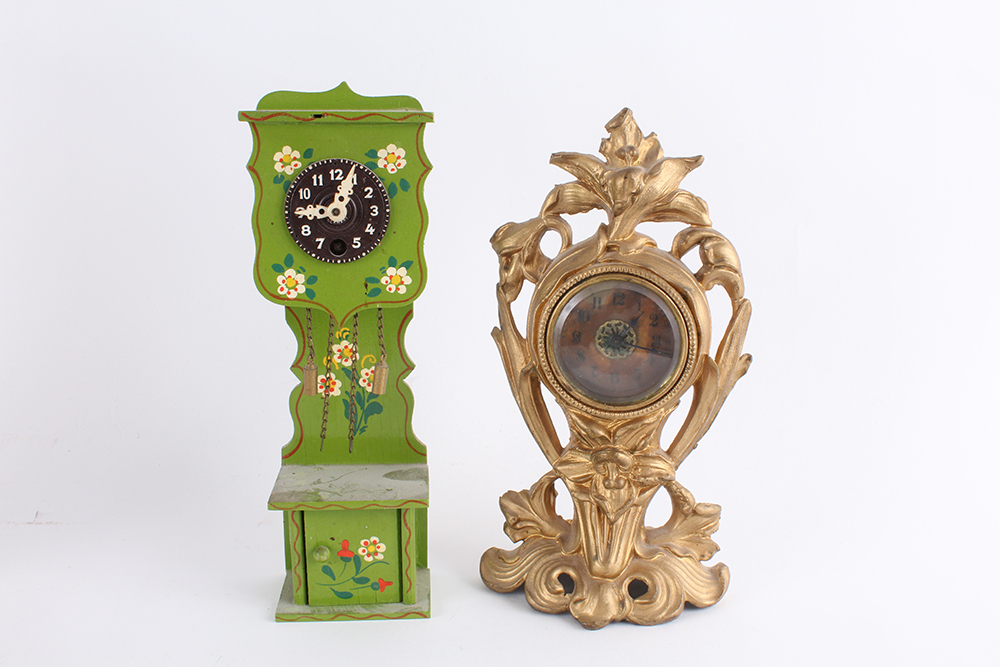 Antique Decorative Clocks with Small Clocks